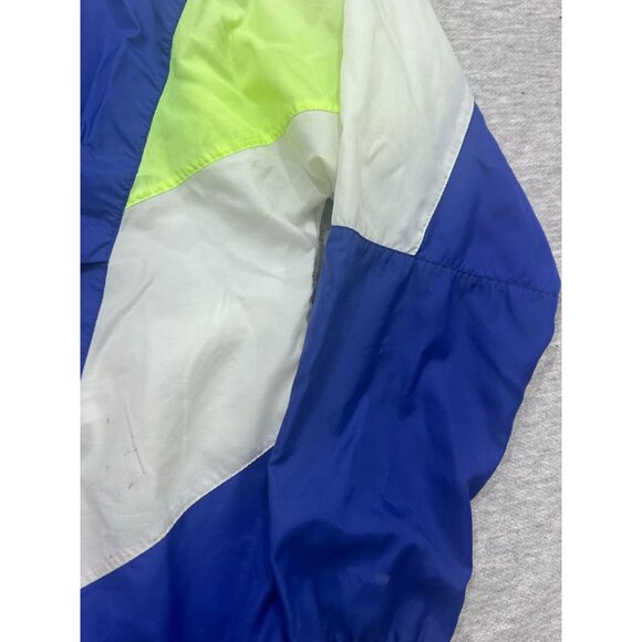 Nike Windbreaker Jacket Men's Large Polyester Zip Up Outdoor Blue - Picture 3 of 10